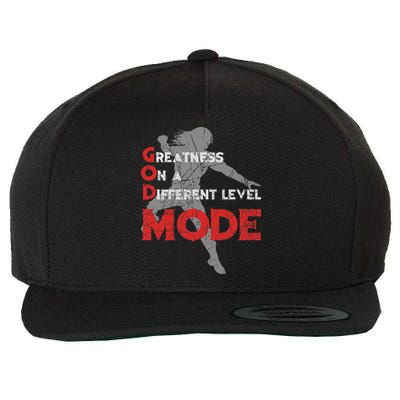 Greatness On A Different Level Mode Wool Snapback Cap