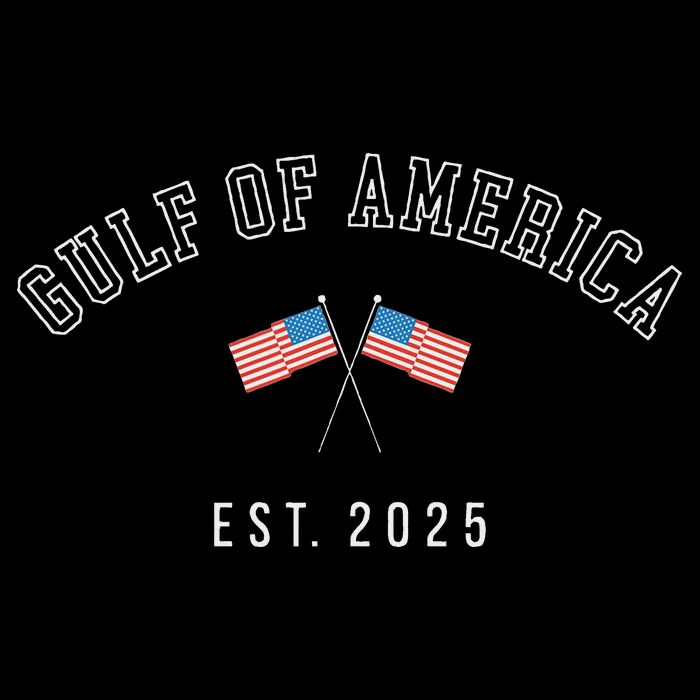 gulf Of America Est 2025 USA American Cooling Performance Crew T-Shirt