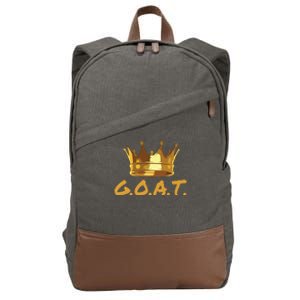 Greatest Of All Time GOAT Cotton Canvas Backpack