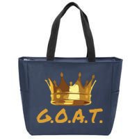 Greatest Of All Time GOAT Zip Tote Bag