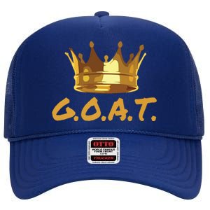 Greatest Of All Time GOAT High Crown Mesh Back Trucker Hat