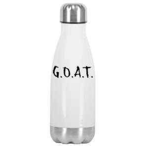 Greatest Of All Time GOAT Stainless Steel Insulated Water Bottle