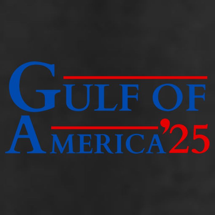 Gulf Of America 2025 7 Panel Mesh Trucker Snapback Hat