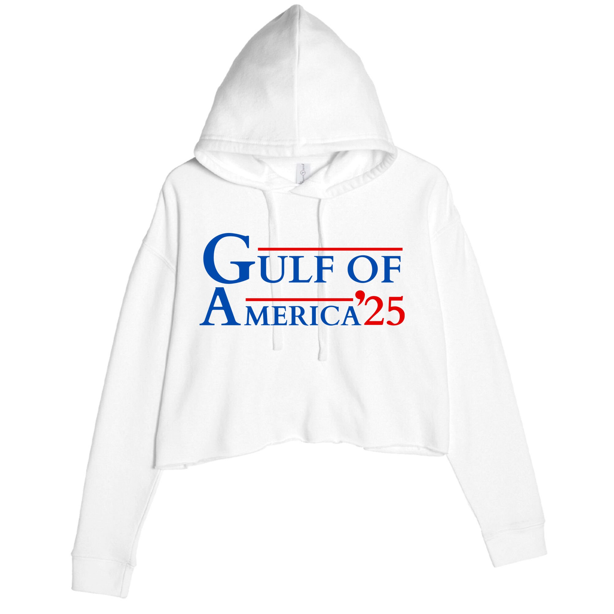 Gulf Of America 2025 Crop Fleece Hoodie