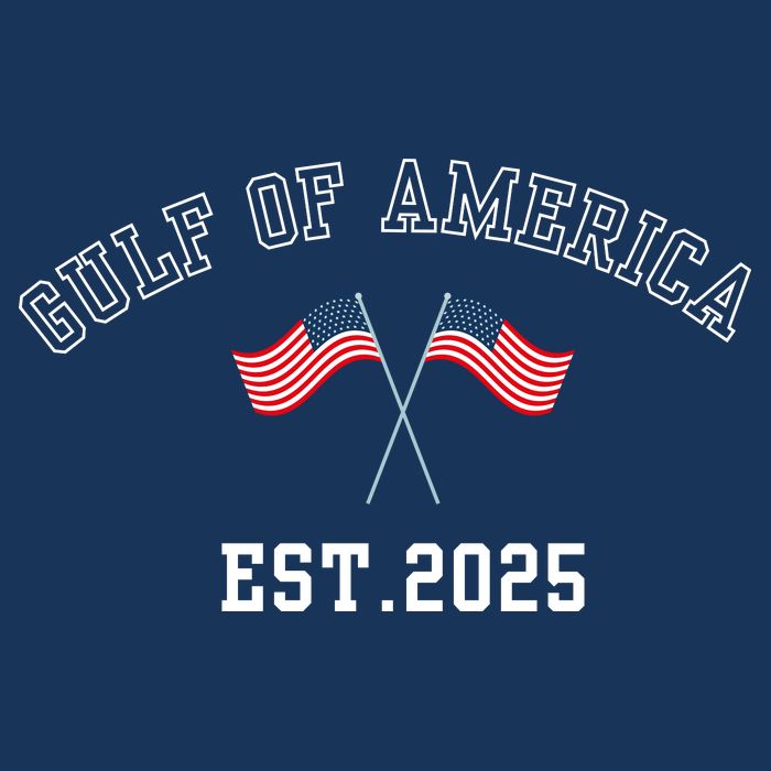Gulf Of America Patriotic 7 Panel Mesh Trucker Snapback Hat