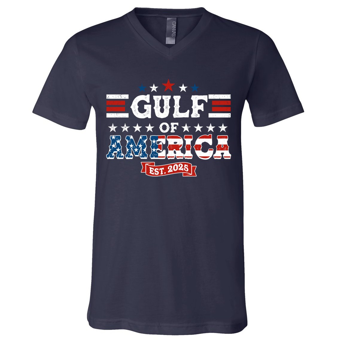 Gulf of America Est 2025 V-Neck T-Shirt