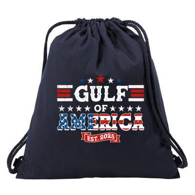 Gulf of America Est 2025 Drawstring Bag