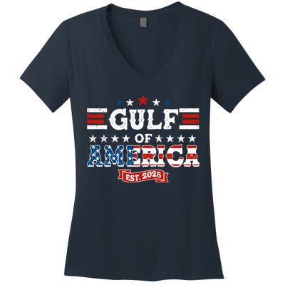 Gulf of America Est 2025 Women's V-Neck T-Shirt