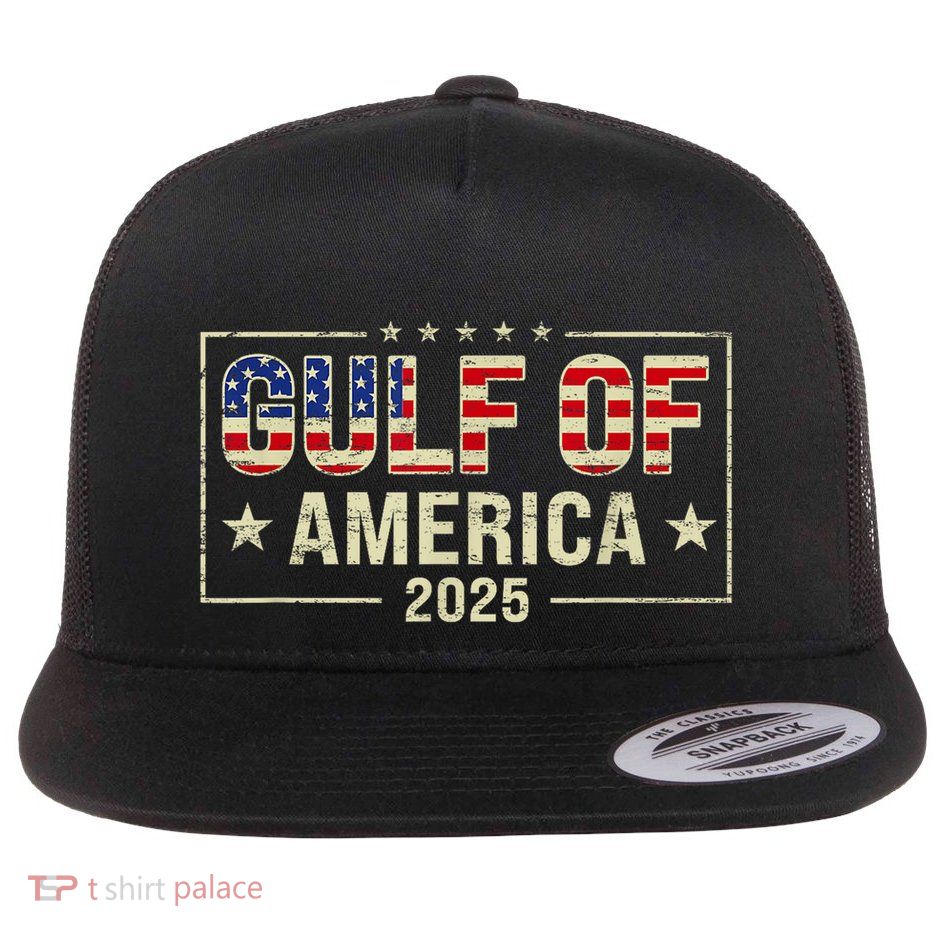 Gulf Of America 2025 Flat Bill Trucker Hat