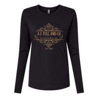 Good Omens A.Z. Fell And Co Antiquarian And Unusual Books Womens Cotton Relaxed Long Sleeve T-Shirt