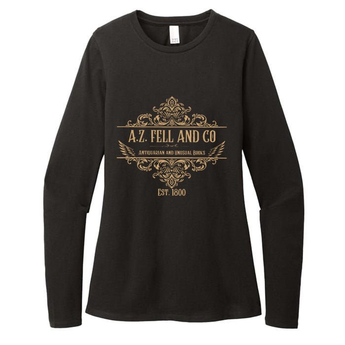 Good Omens A.Z. Fell And Co Antiquarian And Unusual Books Womens CVC Long Sleeve Shirt