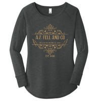 Good Omens A.Z. Fell And Co Antiquarian And Unusual Books Women's Perfect Tri Tunic Long Sleeve Shirt