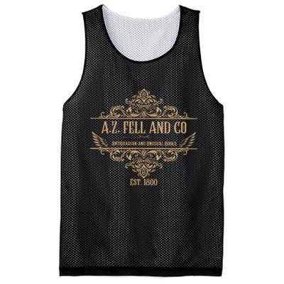 Good Omens A.Z. Fell And Co Antiquarian And Unusual Books Mesh Reversible Basketball Jersey Tank