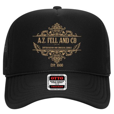 Good Omens A.Z. Fell And Co Antiquarian And Unusual Books Trucker Hat