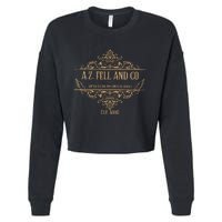 Good Omens A.Z. Fell And Co Antiquarian And Unusual Books Cropped Pullover Crew