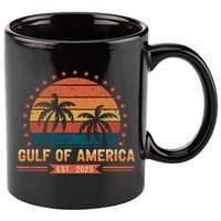Gulf Of America Retro 11oz C Handle Ceramic Mug