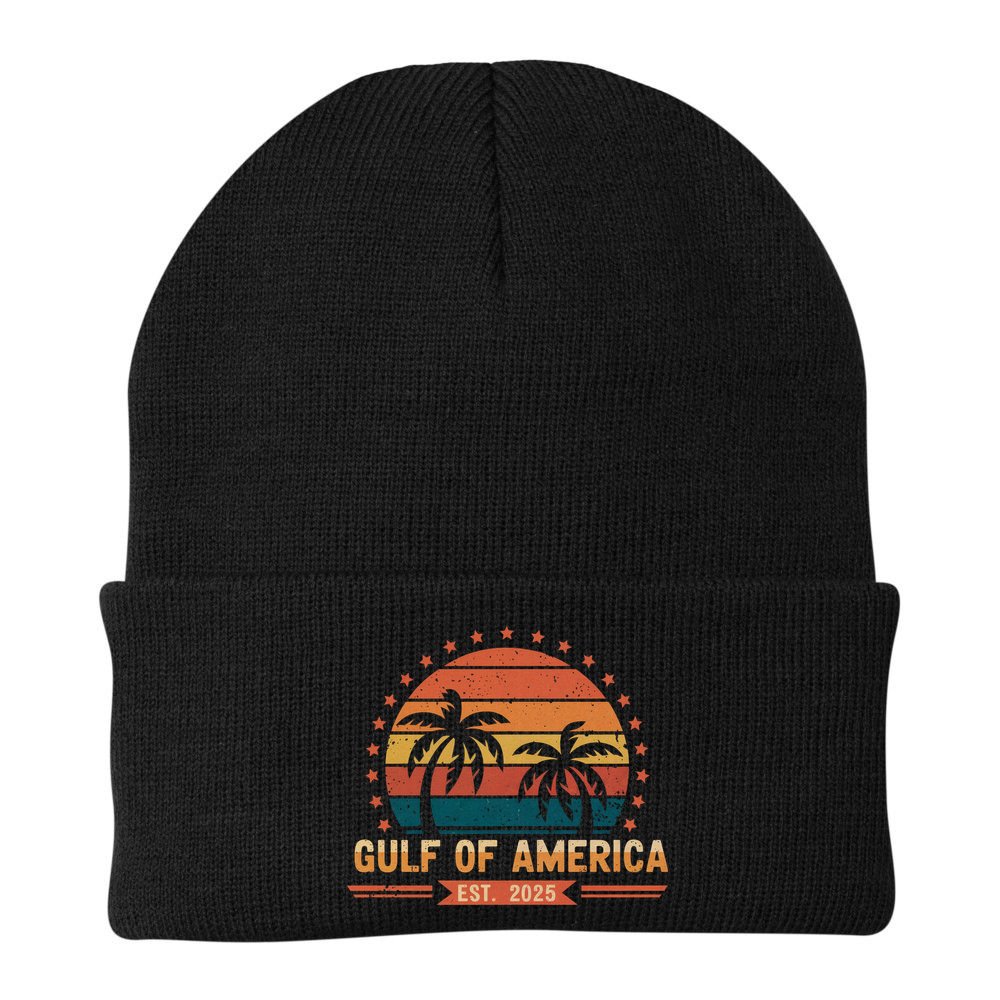 Gulf Of America Retro Beanie