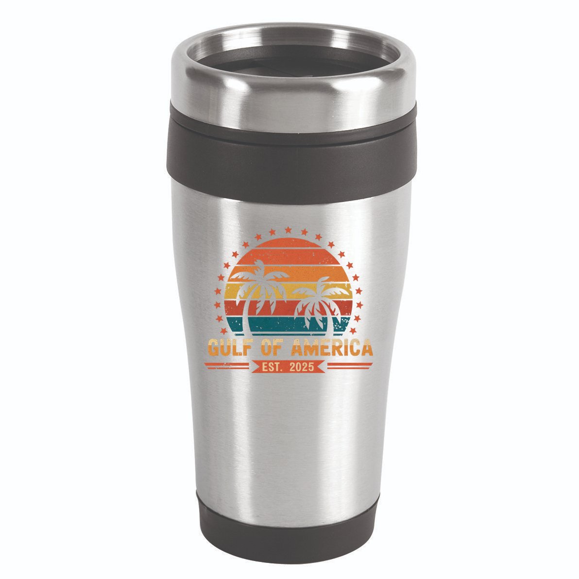 Gulf Of America Retro 16oz Travel Tumbler
