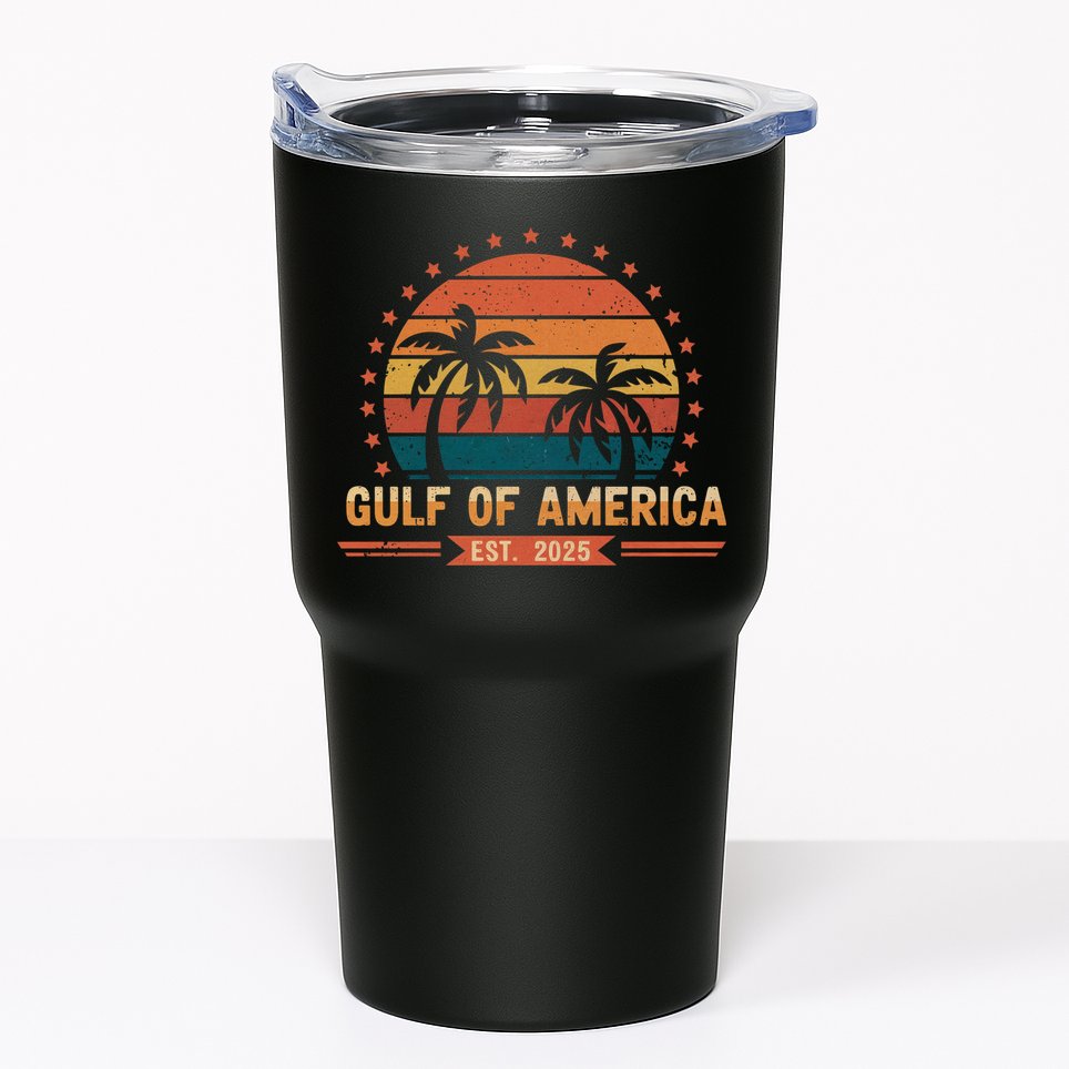 Gulf Of America Retro Tumbler