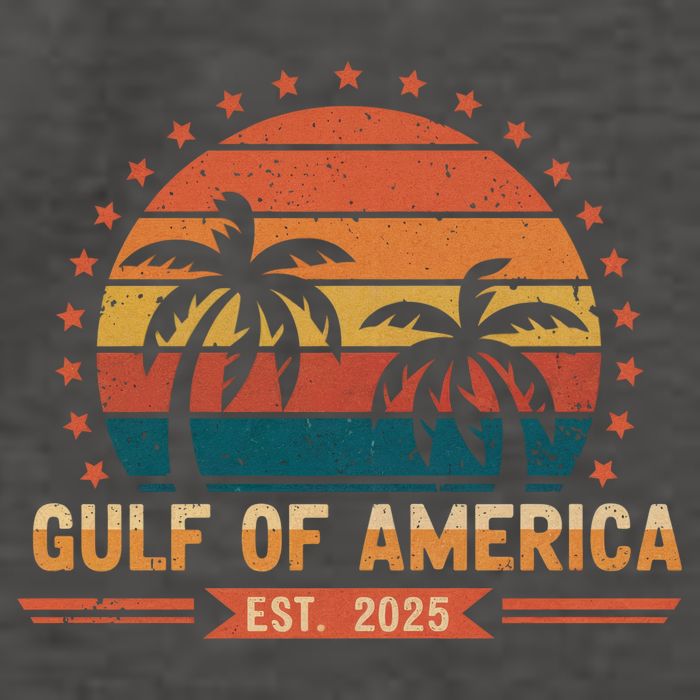 Gulf Of America Retro Vector Backpack