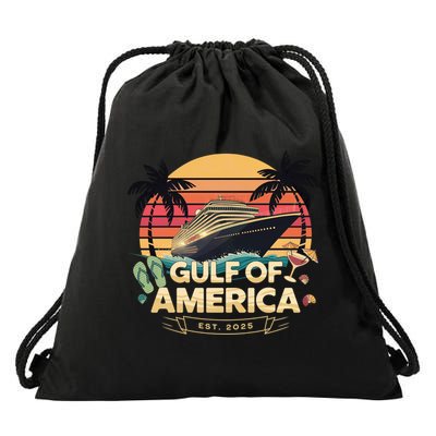 Gulf Of America Drawstring Bag