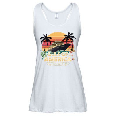 Gulf Of America Ladies Essential Flowy Tank