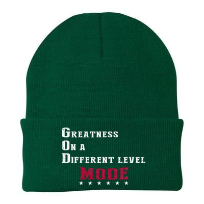 Greatness On A Different Level MODE Knit Cap Winter Beanie