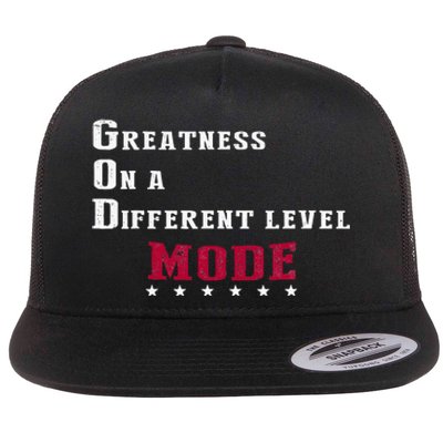 Greatness On A Different Level MODE Flat Bill Trucker Hat