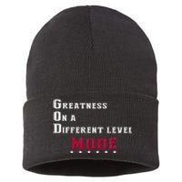 Greatness On A Different Level MODE Sustainable Knit Beanie