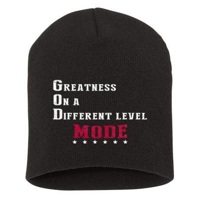 Greatness On A Different Level MODE Short Acrylic Beanie