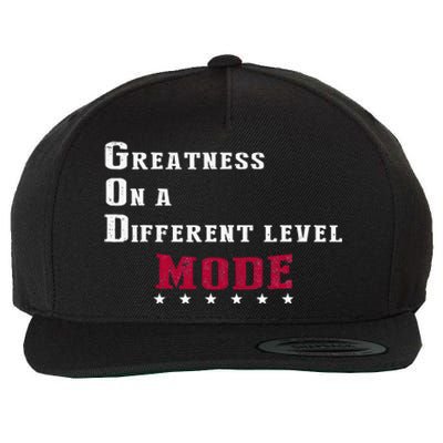 Greatness On A Different Level MODE Wool Snapback Cap