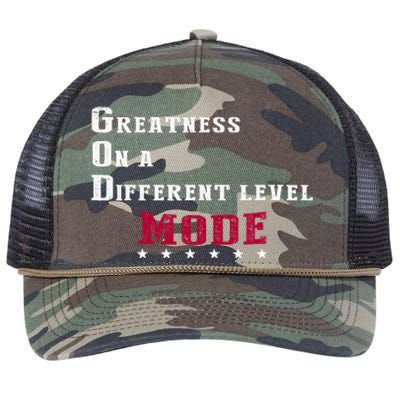 Greatness On A Different Level MODE Retro Rope Trucker Hat Cap