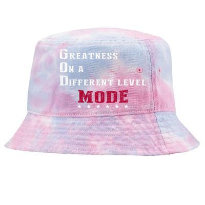 Greatness On A Different Level MODE Tie-Dyed Bucket Hat