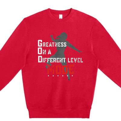 Greatness On A Different Level Mode Premium Crewneck Sweatshirt