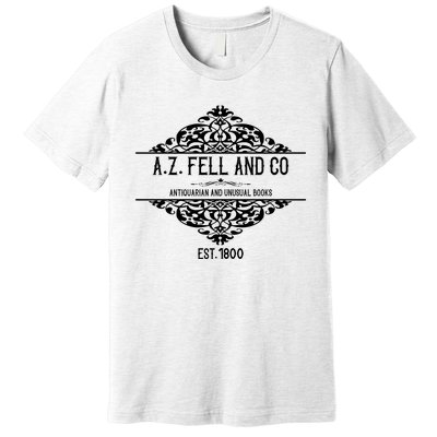 Good Omens A.Z. Fell And Co Antiquarian And Unusual Books Tees Aziraphale Crow Premium T-Shirt