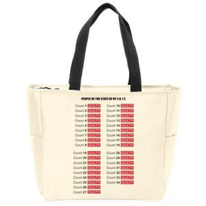 Guilty On All 34 Counts Zip Tote Bag