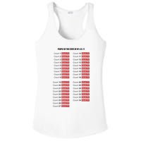 Guilty On All 34 Counts Ladies PosiCharge Competitor Racerback Tank