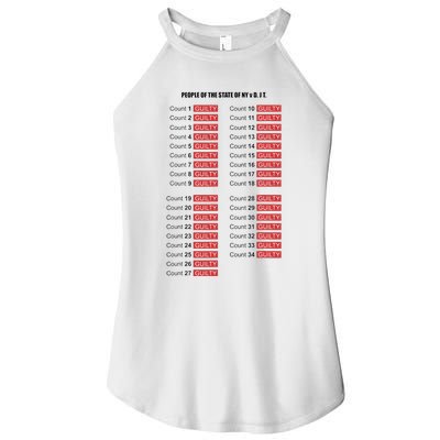 Guilty On All 34 Counts Women's Perfect Tri Rocker Tank