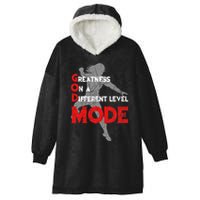 Greatness On A Different Level Mode Hooded Wearable Blanket