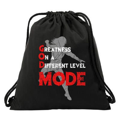 Greatness On A Different Level Mode Drawstring Bag