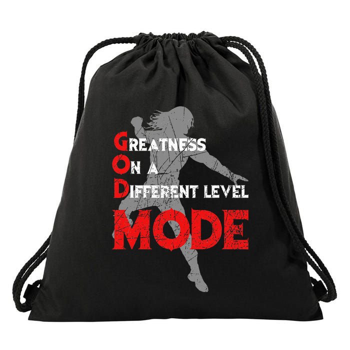 Greatness On A Different Level Mode Drawstring Bag