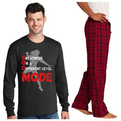 Greatness On A Different Level Mode Long Sleeve Pajama Set