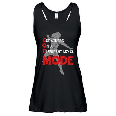 Greatness On A Different Level Mode Ladies Essential Flowy Tank