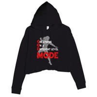 Greatness On A Different Level Mode Crop Fleece Hoodie