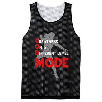 Greatness On A Different Level Mode Mesh Reversible Basketball Jersey Tank