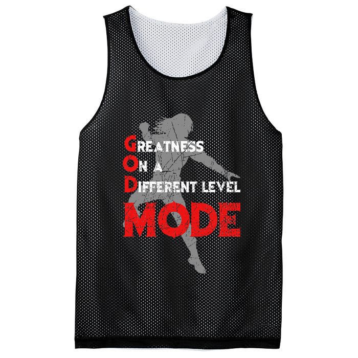 Greatness On A Different Level Mode Mesh Reversible Basketball Jersey Tank