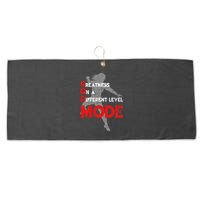 Greatness On A Different Level Mode Large Microfiber Waffle Golf Towel