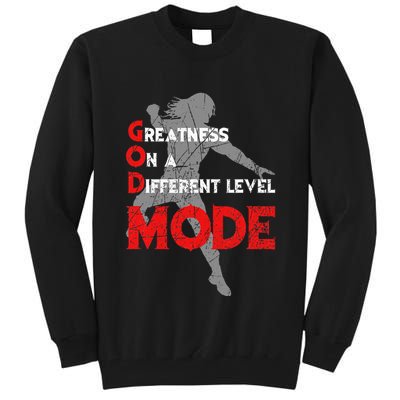 Greatness On A Different Level Mode Tall Sweatshirt