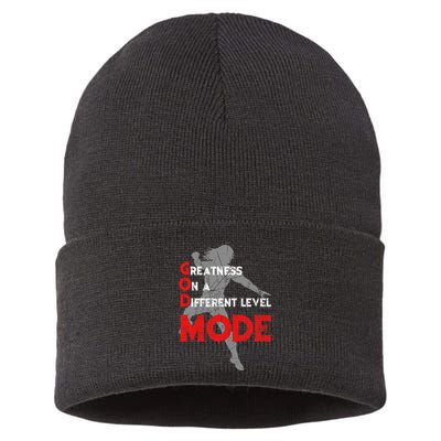 Greatness On A Different Level Mode Sustainable Knit Beanie