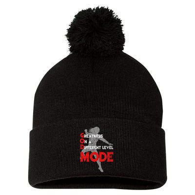 Greatness On A Different Level Mode Pom Pom 12in Knit Beanie